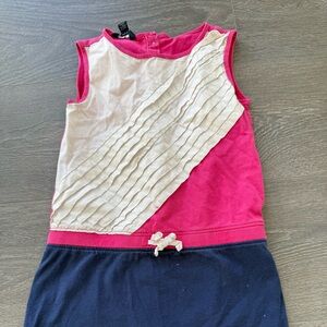 Tommy Hilfiger Pink and Cream Top